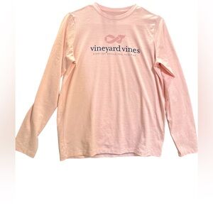 Vineyard Vines Pink Long Sleeve Breast Cancer awareness Shirt